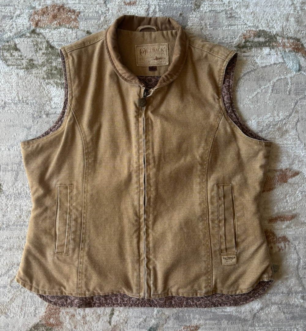 Outback Trading Co. Canvas Utility Work Vest – Women's Medium